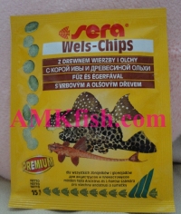 Sera Catfish Chips корм для лорикариевых сомов, 15г