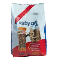 Сухой корм для котов KIRBY CAT курица, индейка и овощи 1,5кг