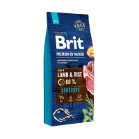 Brit Premium by Nature Sensitive Lamb and Rise      , 15
