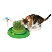 Hagen Catit Circuit Ball Toy with Cat Grass      -  