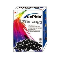 Наполнитель для аквариумного фильтра Dophin Activated Carbon Zeolite активированный уголь и цеолит 400г