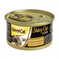 GimCat ShinyCat in Jelly tuna with shrimps and malt      ,     , 70